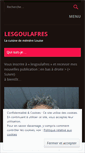 Mobile Screenshot of lesgoulaffres.com